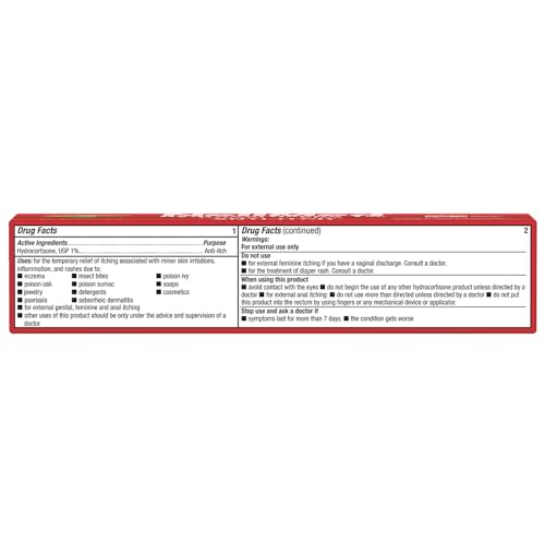 Hydrocortisone 1% Anti Itch Cream with Aloe Vera