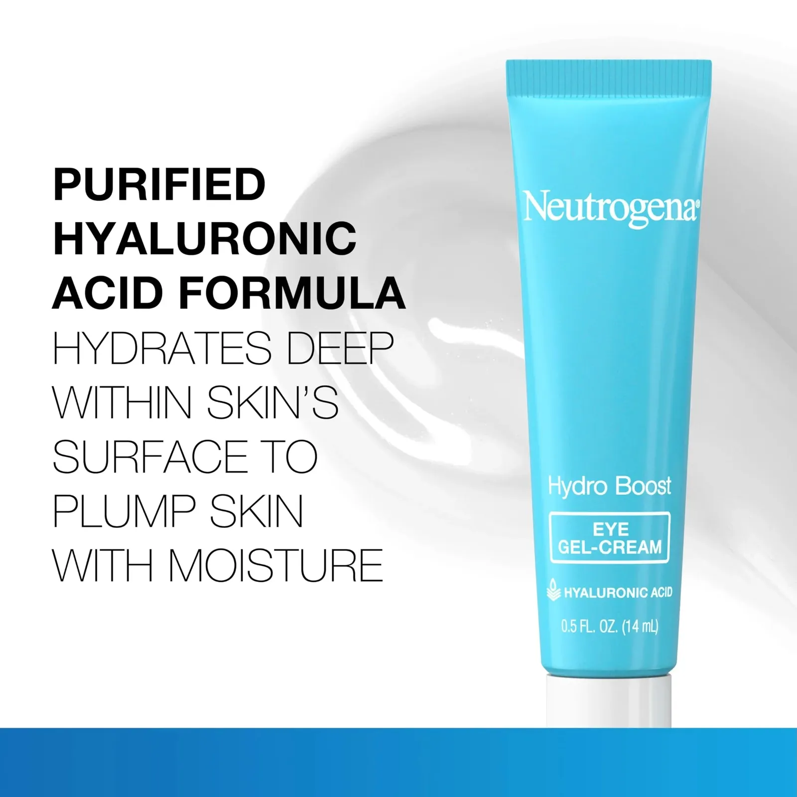 Hydro Boost Under Eye Cream, with Purified Hyaluronic Acid