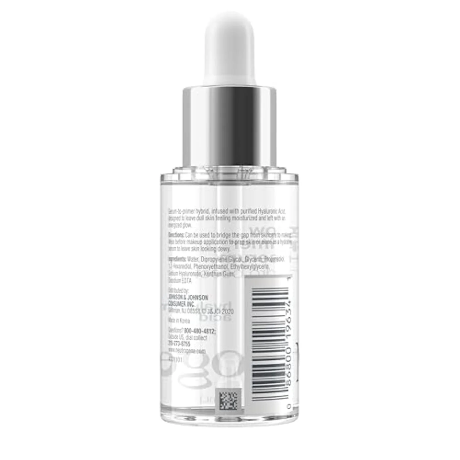 Hydro Boost Glow Booster Primer & Serum, Hydrating & Moisturizing Face Serum-to-Primer Hybrid, Infused with Purified Hyaluronic Acid & Designed to Instantly Hydrate, 1.0
