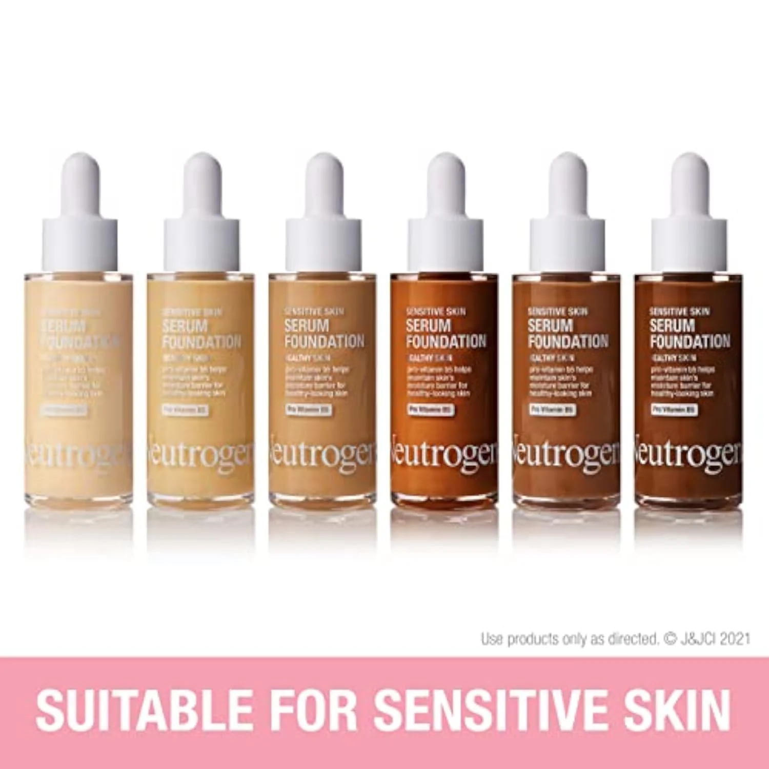 Sensitive Skin Serum Foundation, Light 01, 1 oz