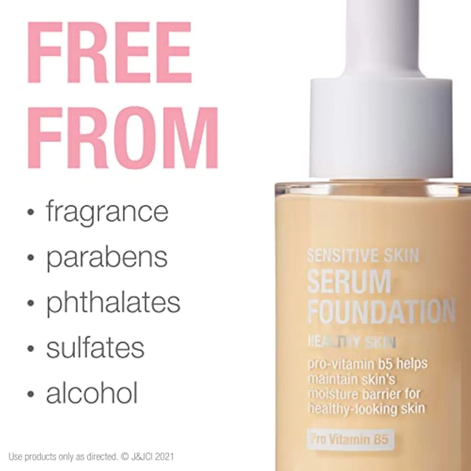 Sensitive Skin Serum Foundation, Light 01, 1 oz