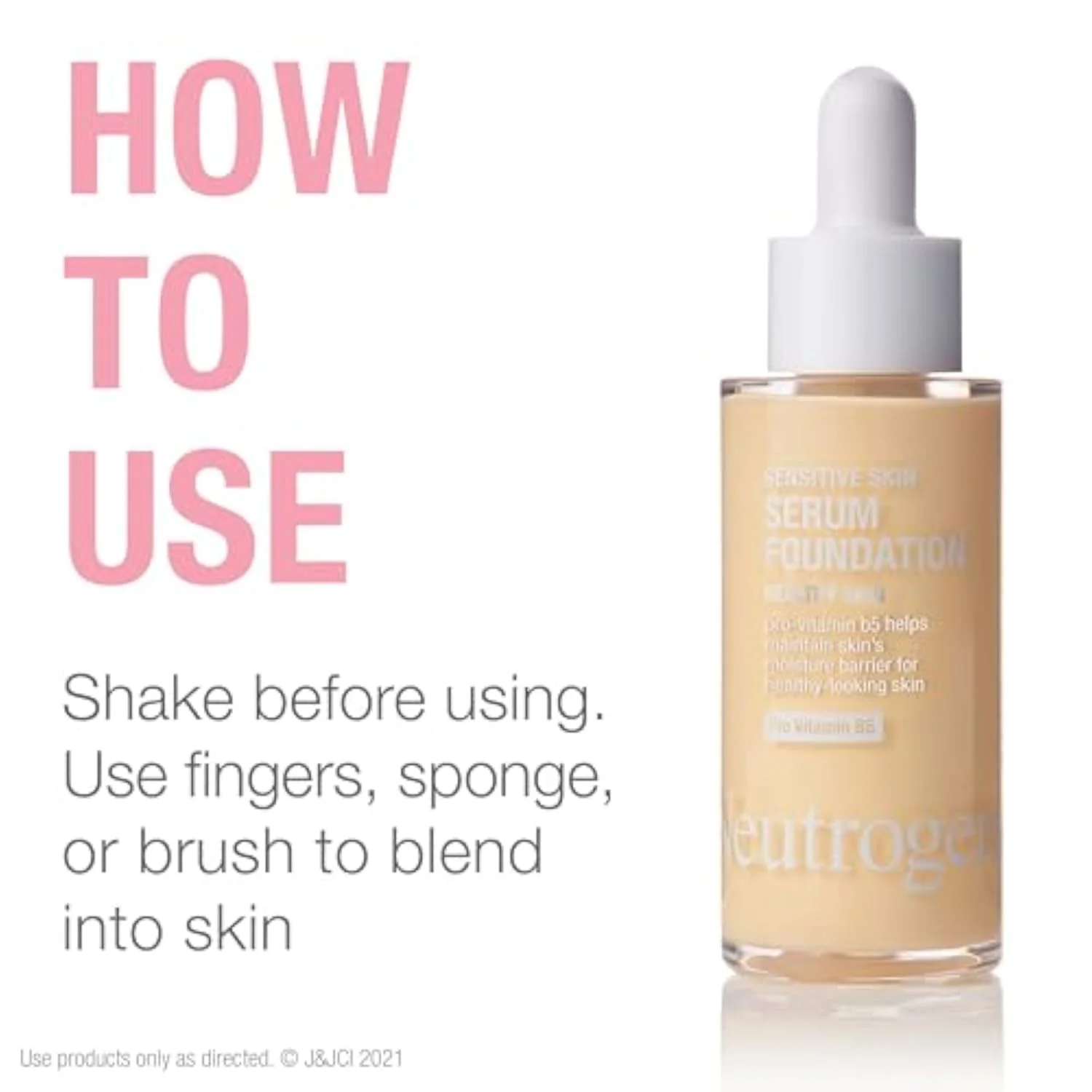 Sensitive Skin Serum Foundation, Light 01, 1 oz