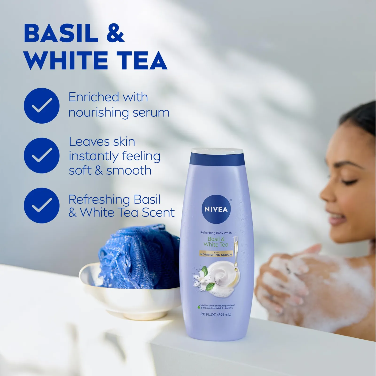 Basil and White Tea Body Wash