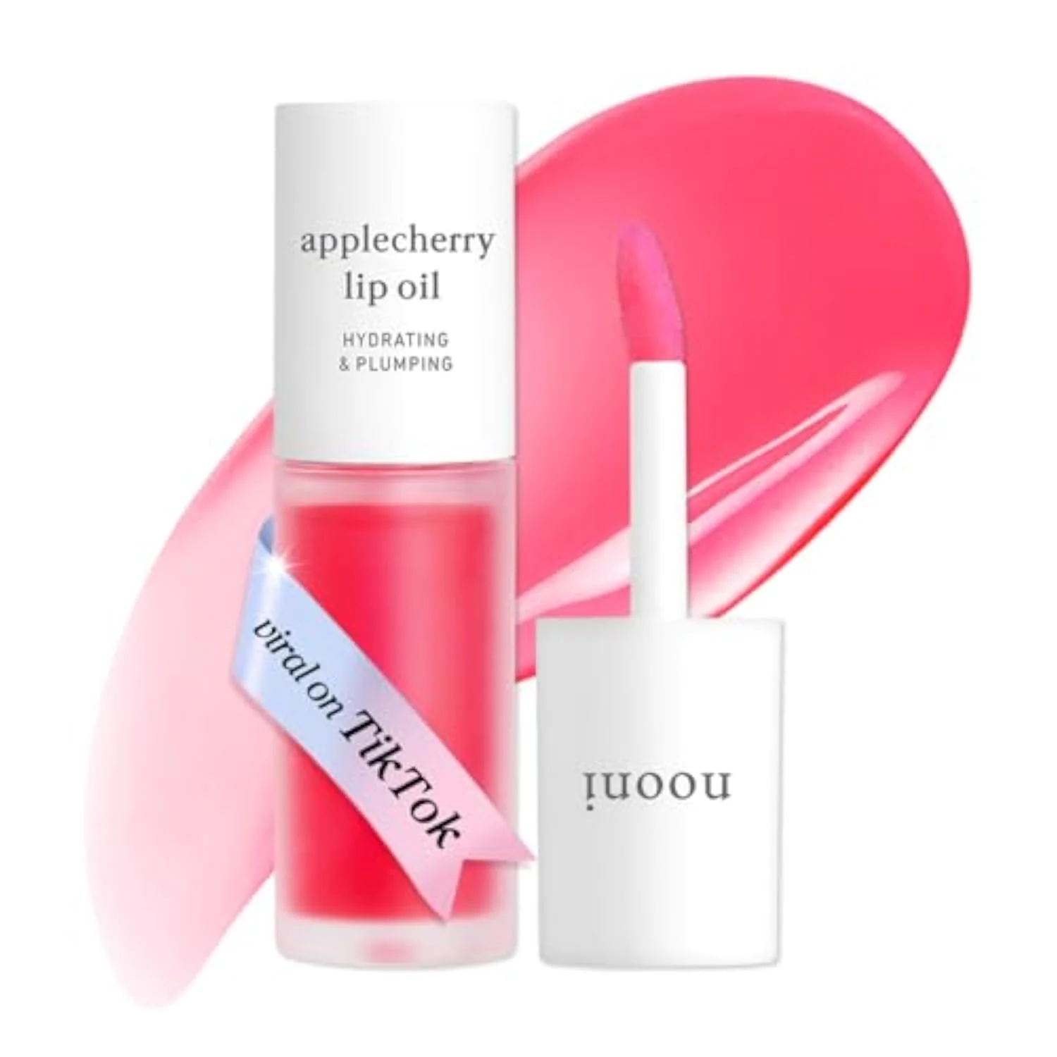 Korean Lip Oil - Applecherry - Plumping & Hydrating Tinted Lip Gloss