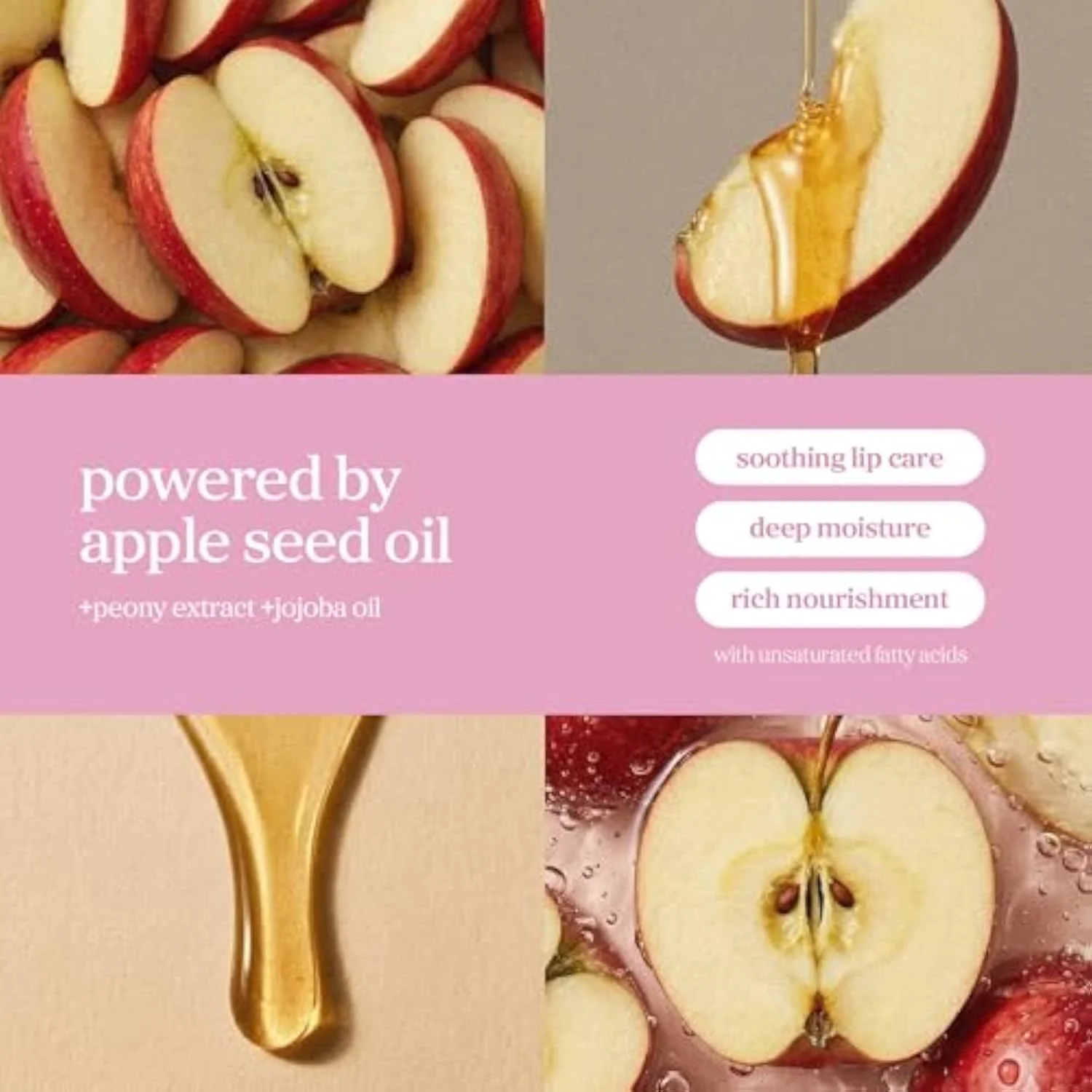 Korean Lip Oil - Applepeony - Plumping & Hydrating Tinted Lip Gloss
