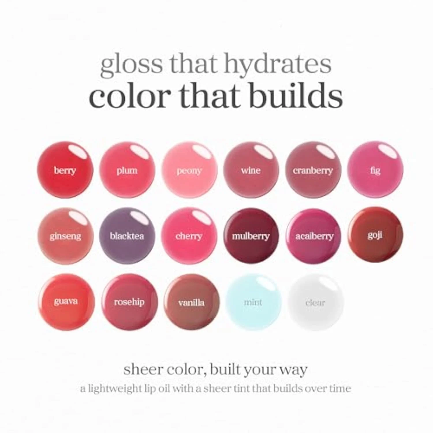 Korean Lip Oil - Applepeony - Plumping & Hydrating Tinted Lip Gloss