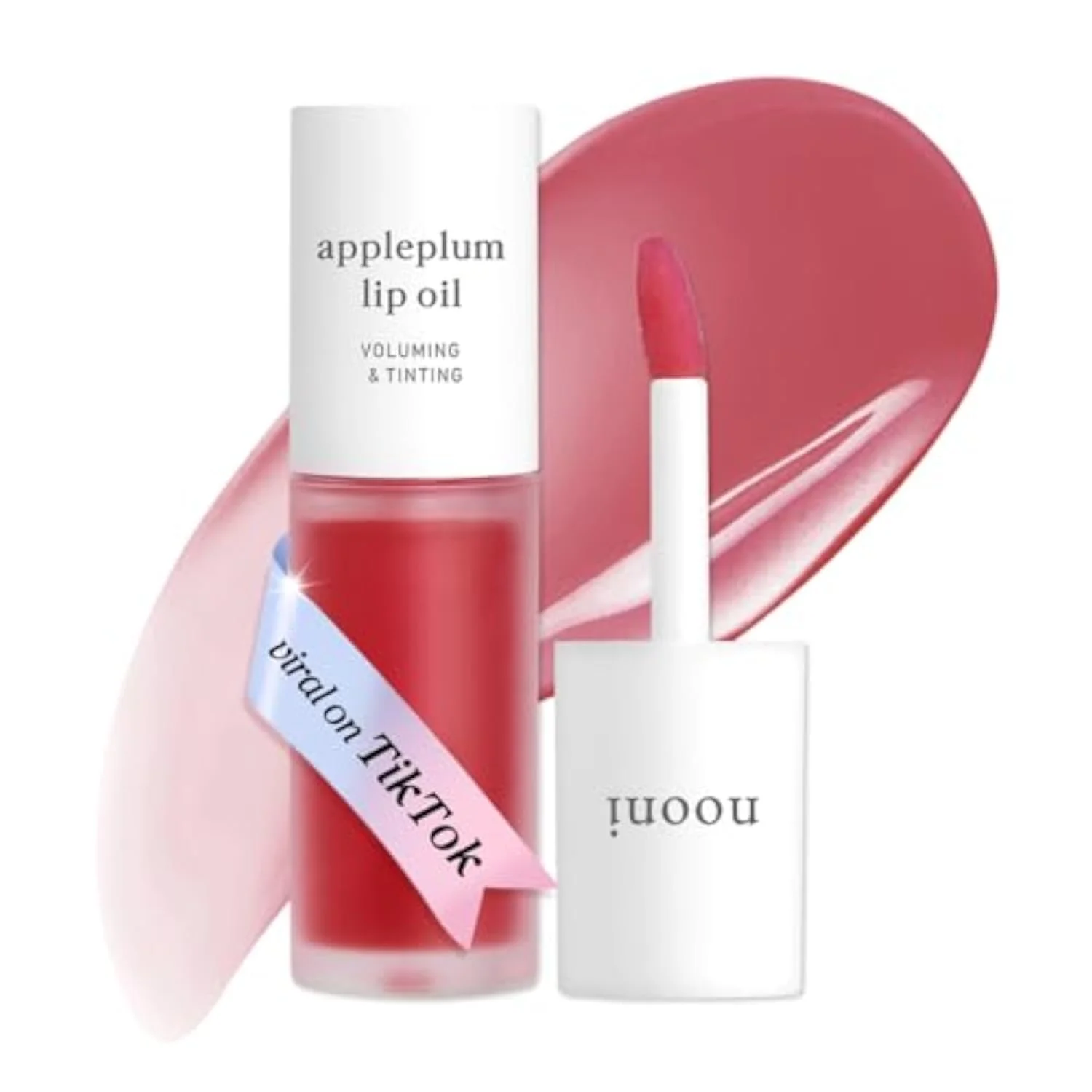Korean Lip Oil - Appleplum - Plumping & Hydrating Tinted Lip Gloss