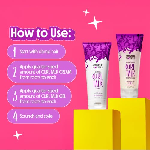 Curl Talk Frizz Control Sculpting Gel & Defining Cream