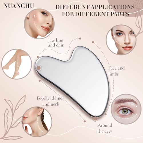 304 Stainless Steel Heart Gua Sha
