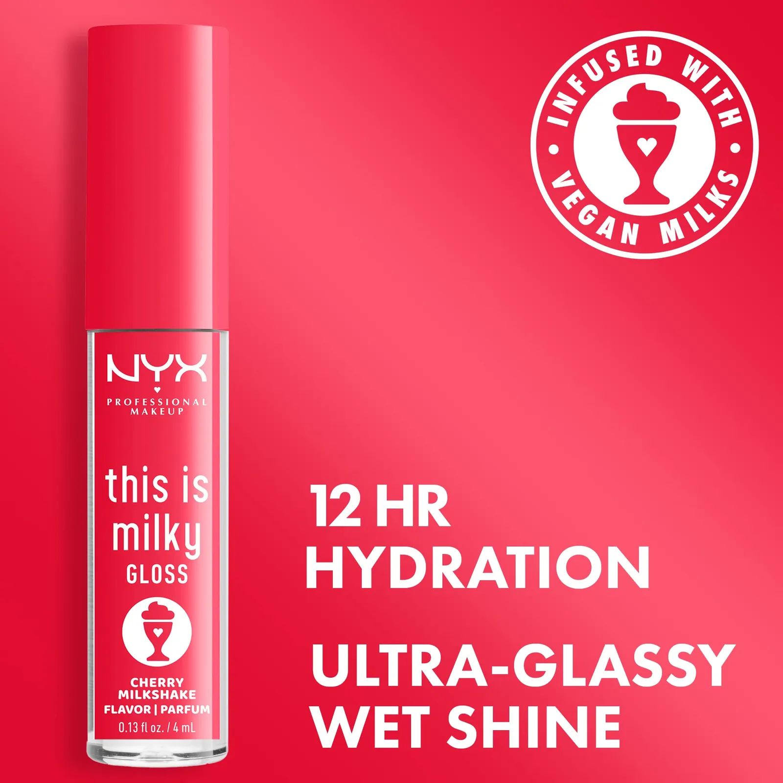 NYX Cherry Milkshake Lip Gloss