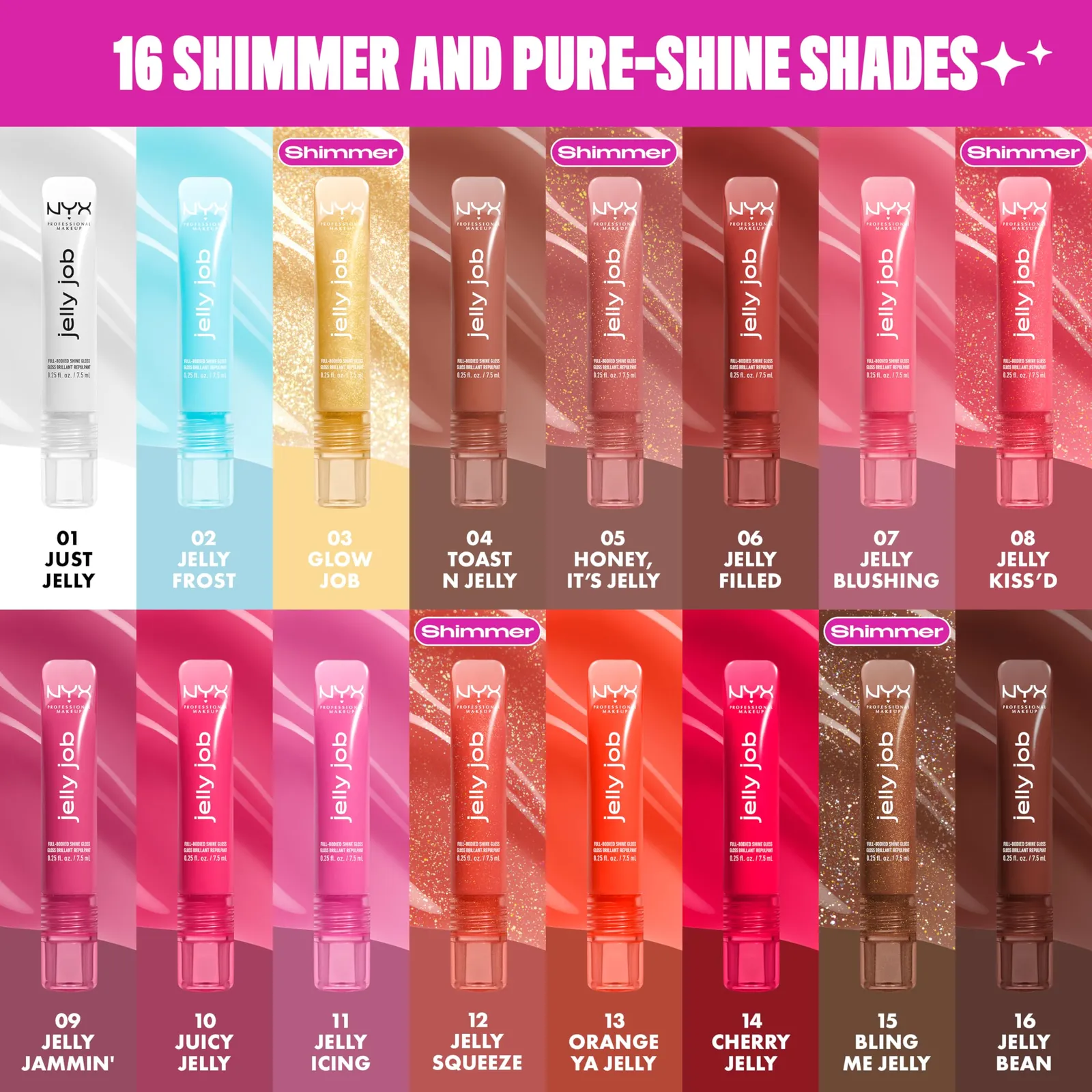 NYX Jelly Filled Spice Brown Lip Gloss