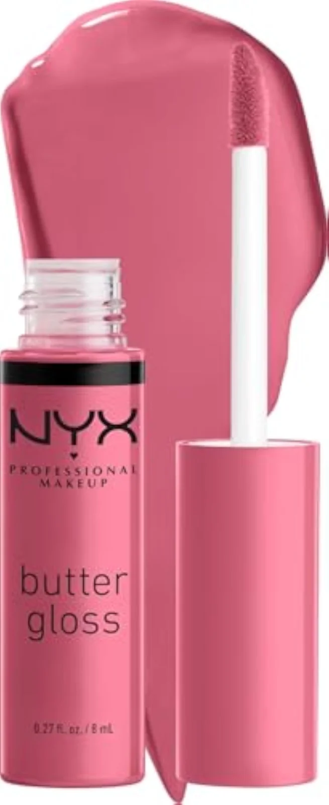 Butter Gloss, Non-Sticky Lip Gloss - Angel Food Cake (True Mauve)
