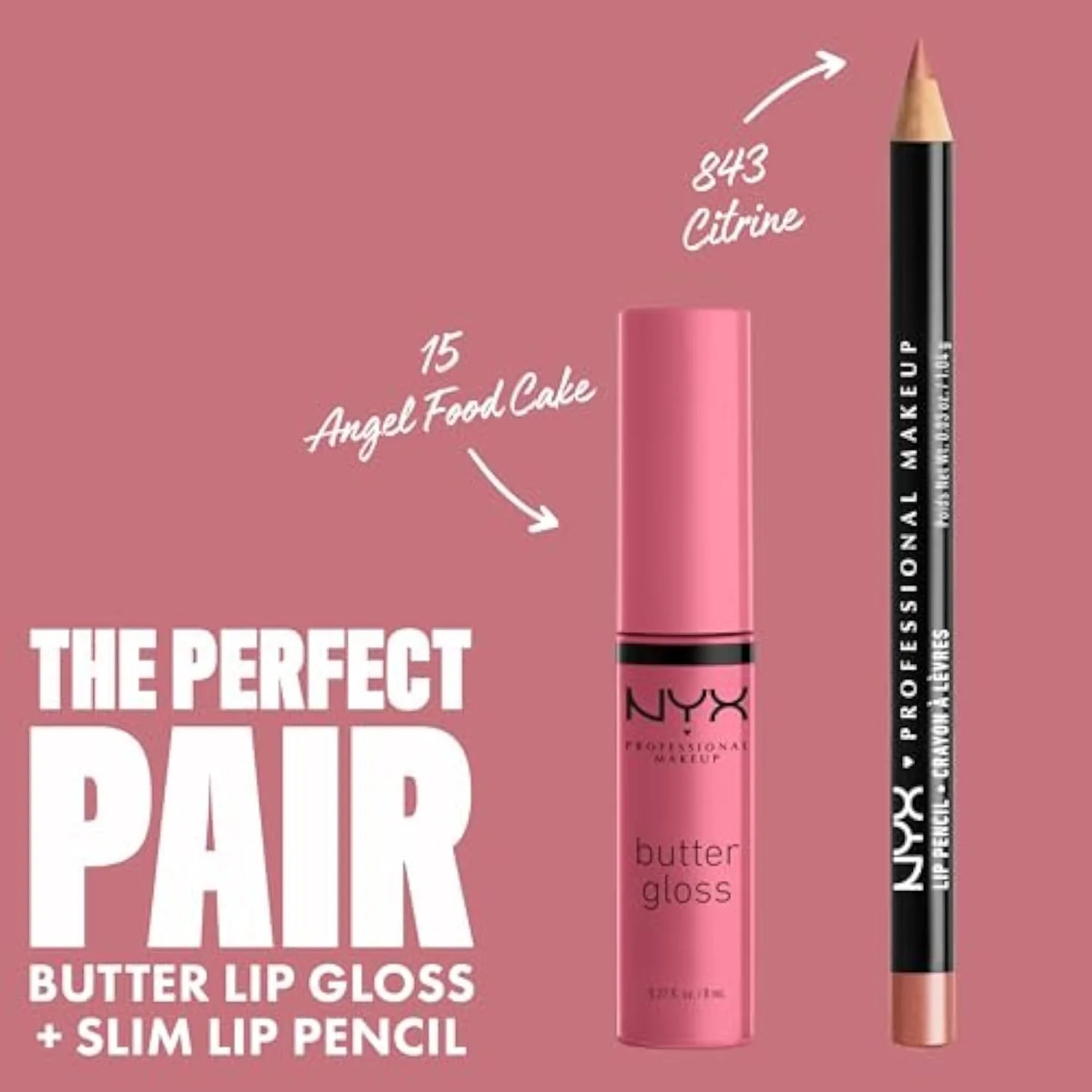 Butter Gloss, Non-Sticky Lip Gloss - Angel Food Cake (True Mauve)