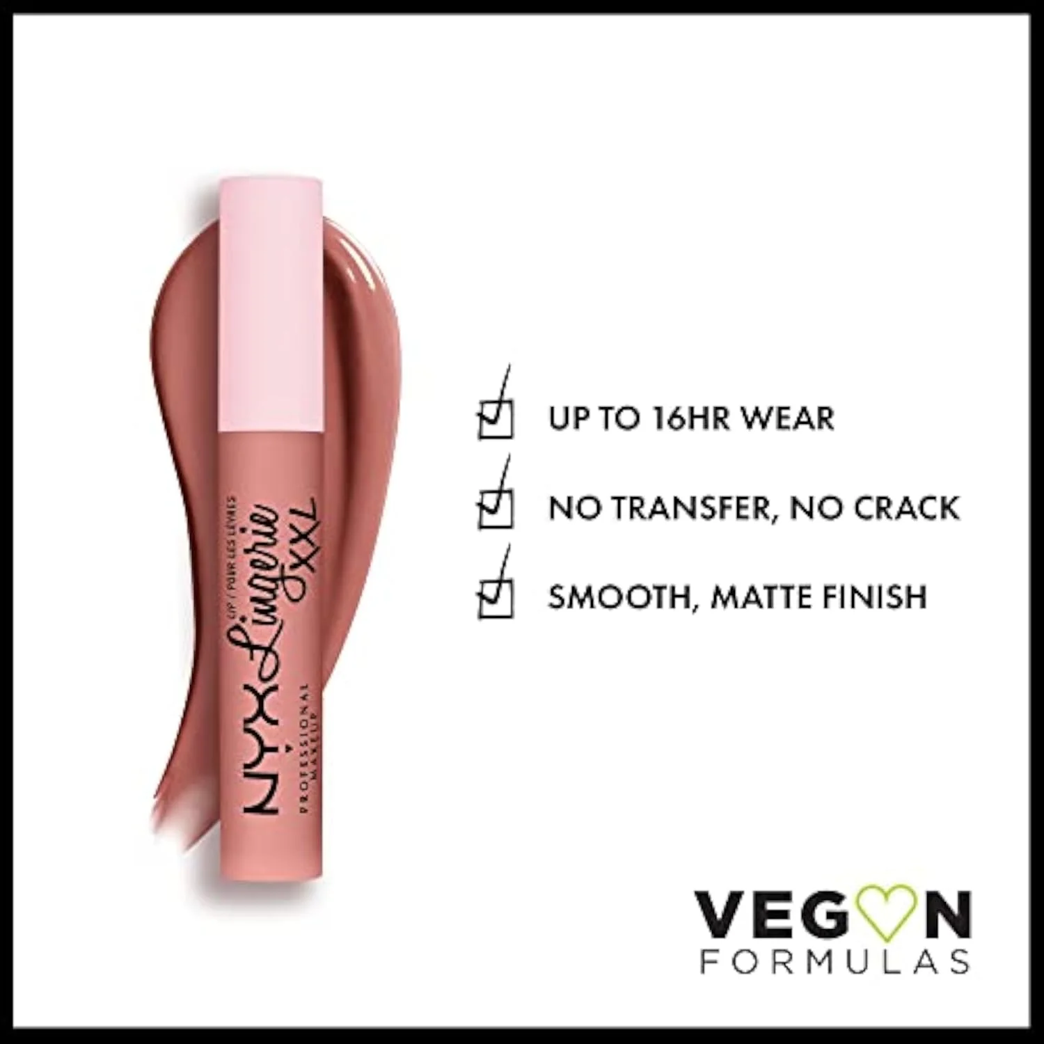 Lip Lingerie XXL Matte Liquid Lipstick - Undress'd (Pink Nude)