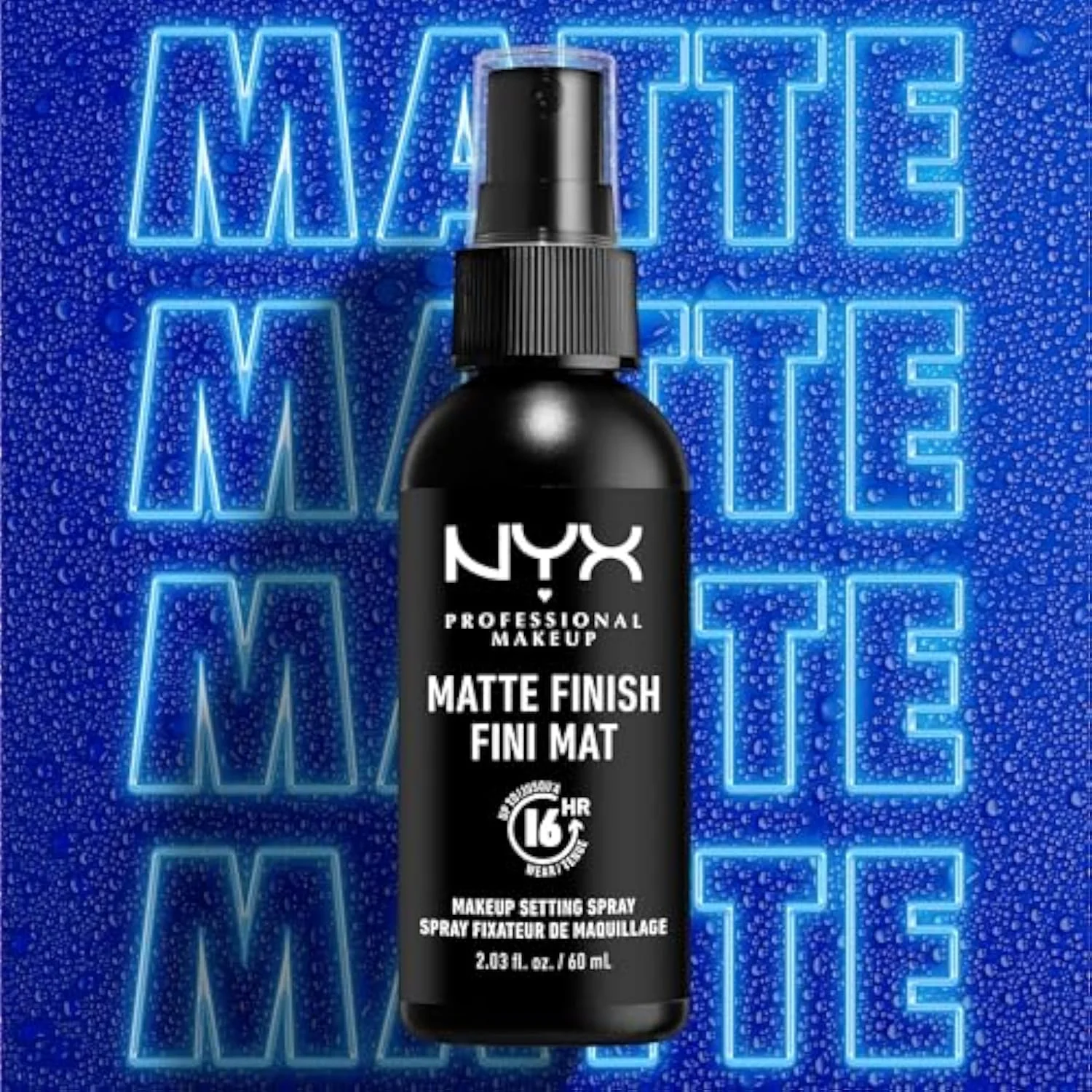 Makeup Setting Spray - Matte Finish, Long-Lasting Face Mist for up to 16HR Wear, Vegan Formula