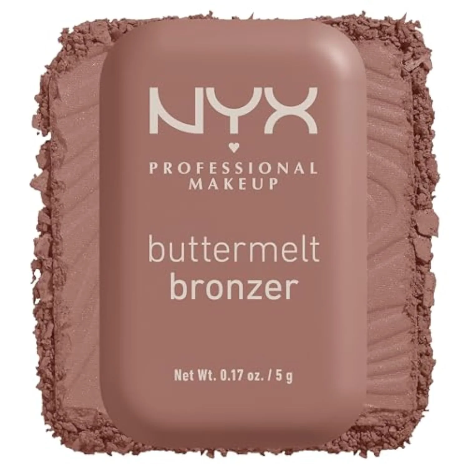 Matte Buttermelt Bronzer, Longwear Face Makeup with Up to 12 Hours of Wear, Vegan Formula - All Butta'D Up (Light Medium Neutral)