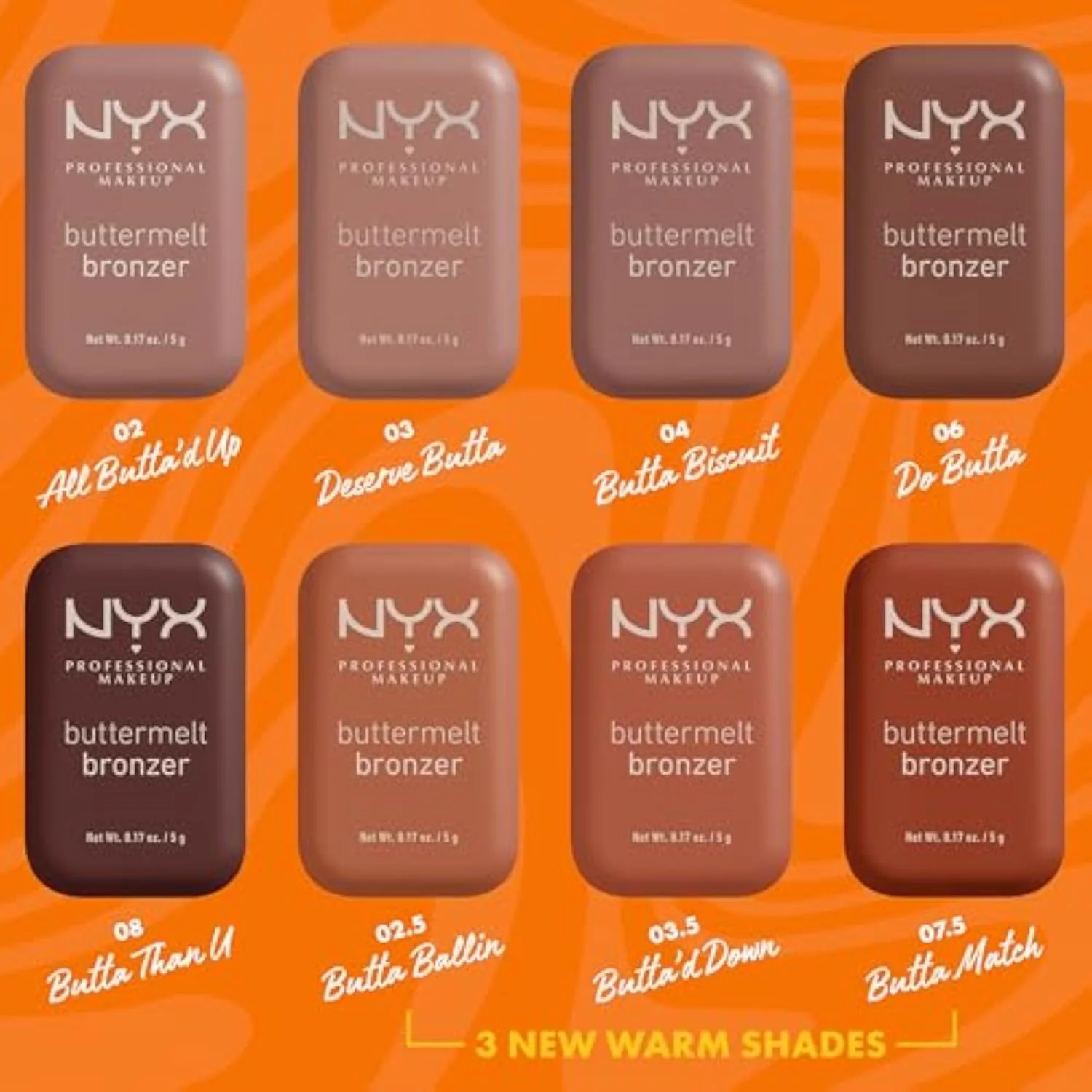 Matte Buttermelt Bronzer, Longwear Face Makeup with Up to 12 Hours of Wear, Vegan Formula - All Butta'D Up (Light Medium Neutral)