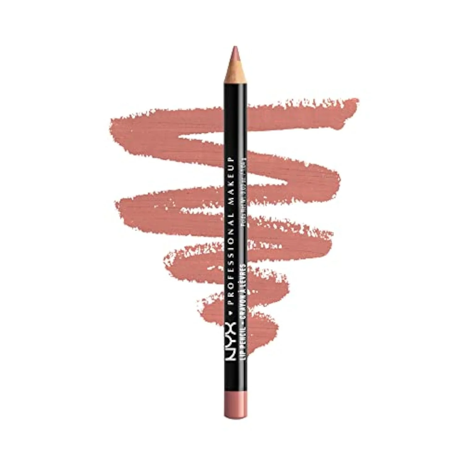 Slim Lip Pencil, Long-Lasting Creamy Lip Liner - Nude Pink