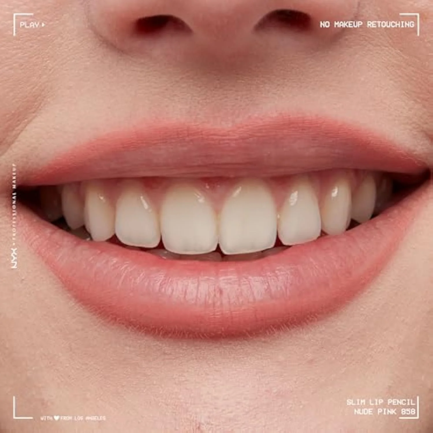 Slim Lip Pencil, Long-Lasting Creamy Lip Liner - Nude Pink
