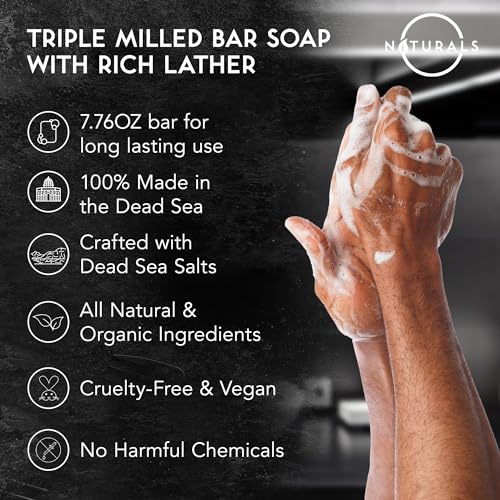 Citrus Men's Soap Bar - Exfoliating, All Natural, Unisex, 7.76 oz