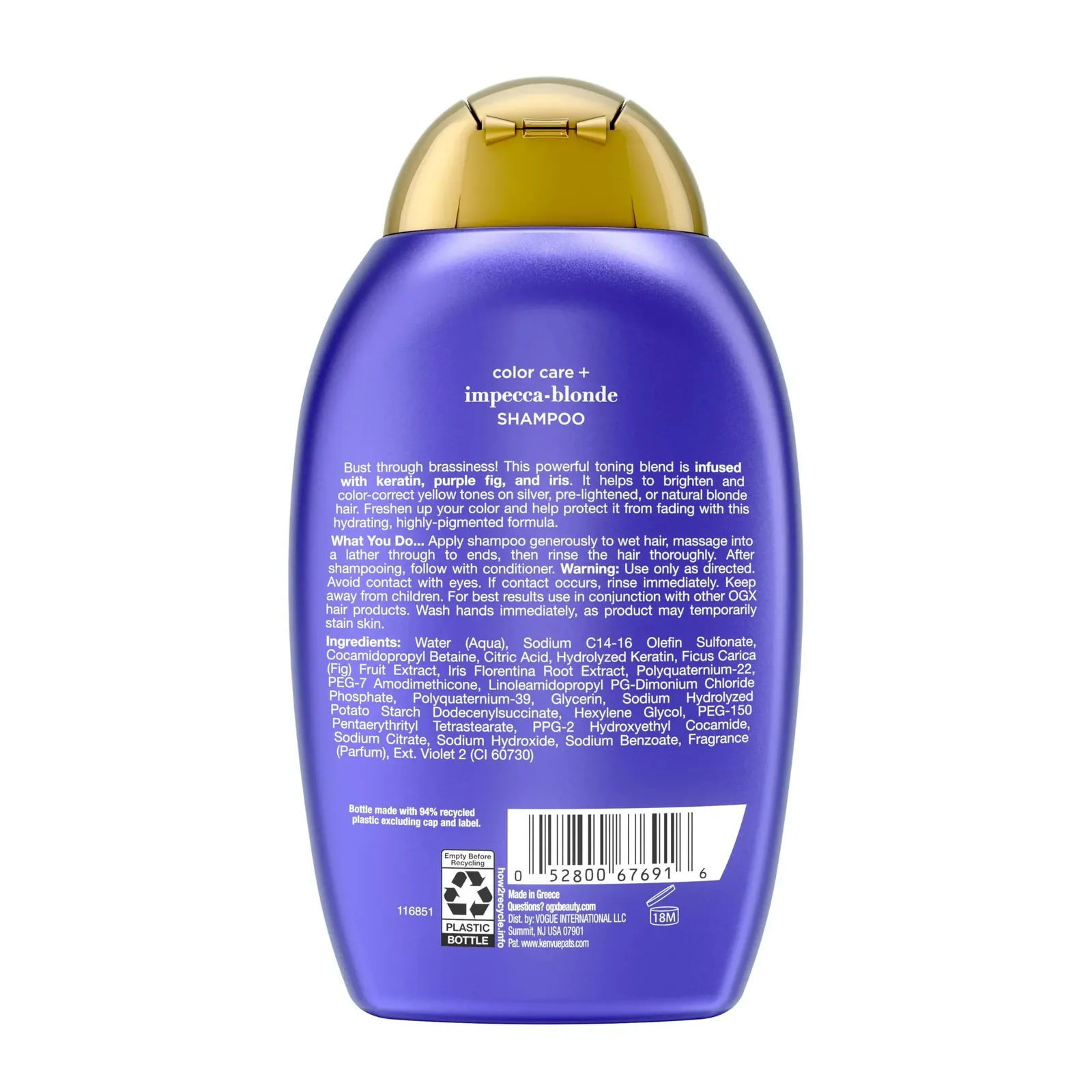 Impecca-Blonde Purple Shampoo