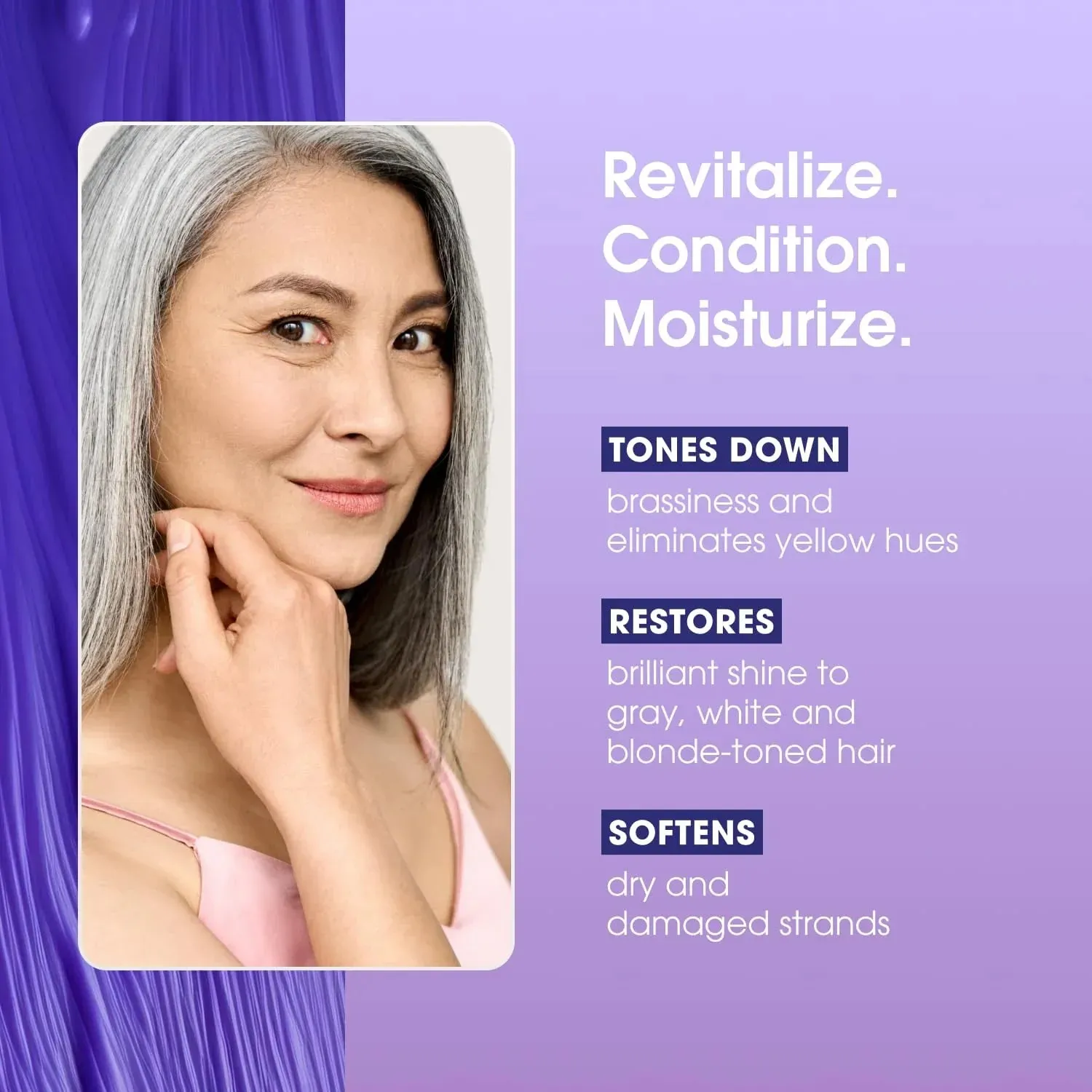 Shiny Silver Purple Shampoo