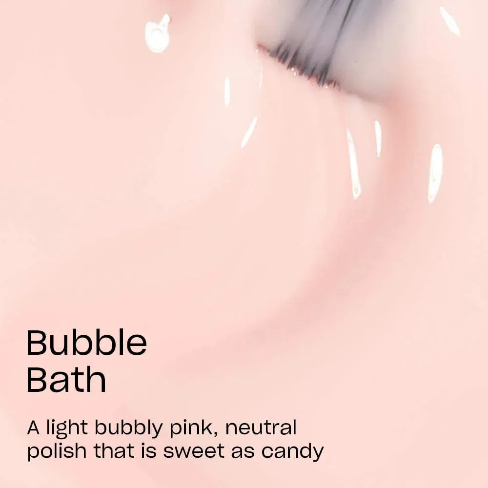 Nail Lacquer Bubble Bath | Sheer Nude Pink Crème