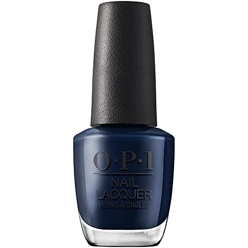 OPI Nail Lacquer Midnight Mantra | Opaque Dark Blue Nail Polish