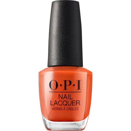 Opaque Dark Orange Nail Polish