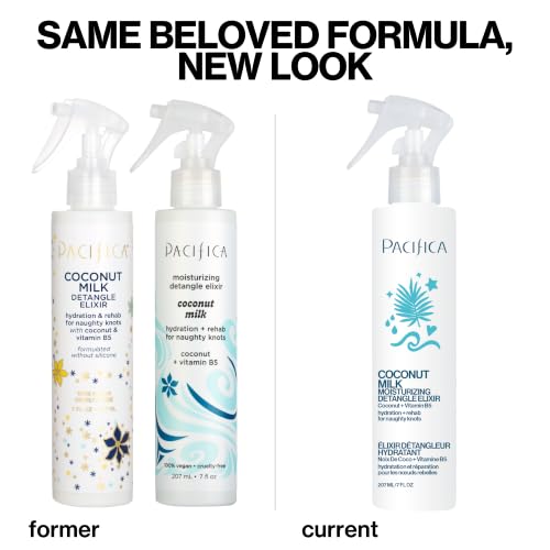 Coconut Milk Hair Detangler Spray – Leave-In Conditioning Elixir for Tangle-Free Hair – In