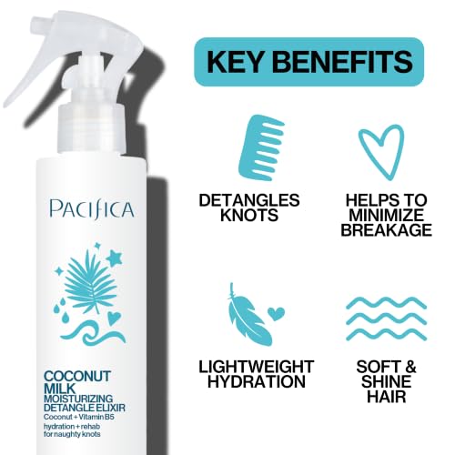 Coconut Milk Hair Detangler Spray – Leave-In Conditioning Elixir for Tangle-Free Hair – In