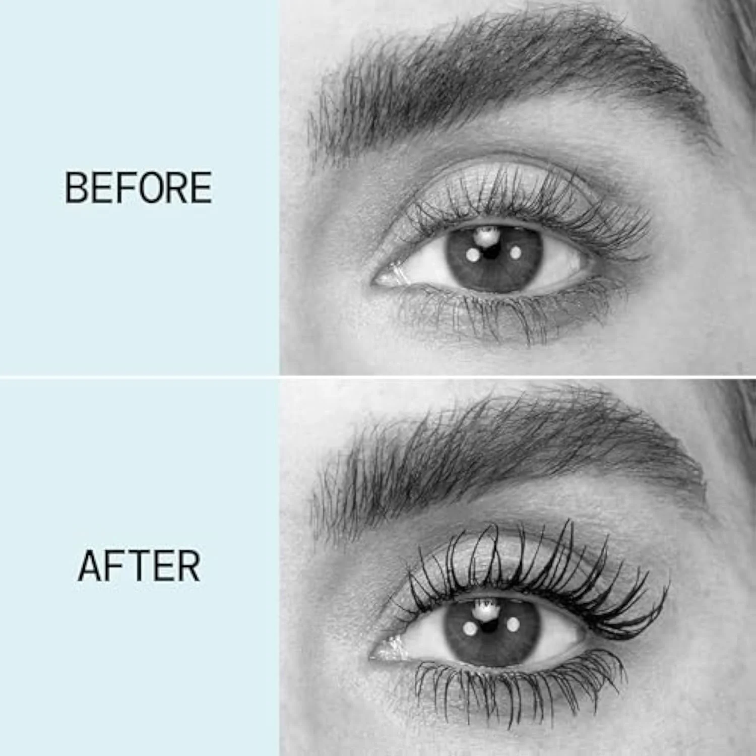 Vegan Collagen Fluffy Lash Mascara – Black Thickening & Lengthening Mascara with Plant Fibers, Full Fluffy Lashes, Vegan & Cruelty-Free, 0.24 oz