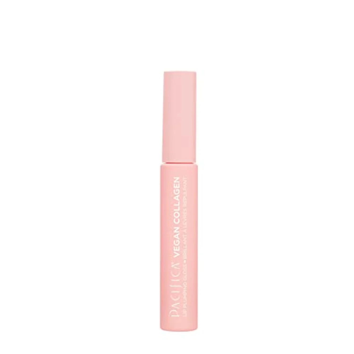 Vegan Collagen Lip Plumping Gloss – Hydrating Lip Plumper with Peptides, Coconut & Vitamin E, High Shine Non-Sticky, Clean Vegan, 0.22 fl oz