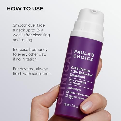 CLINICAL 0.3% Retinol + 2% Bakuchiol Face Serum