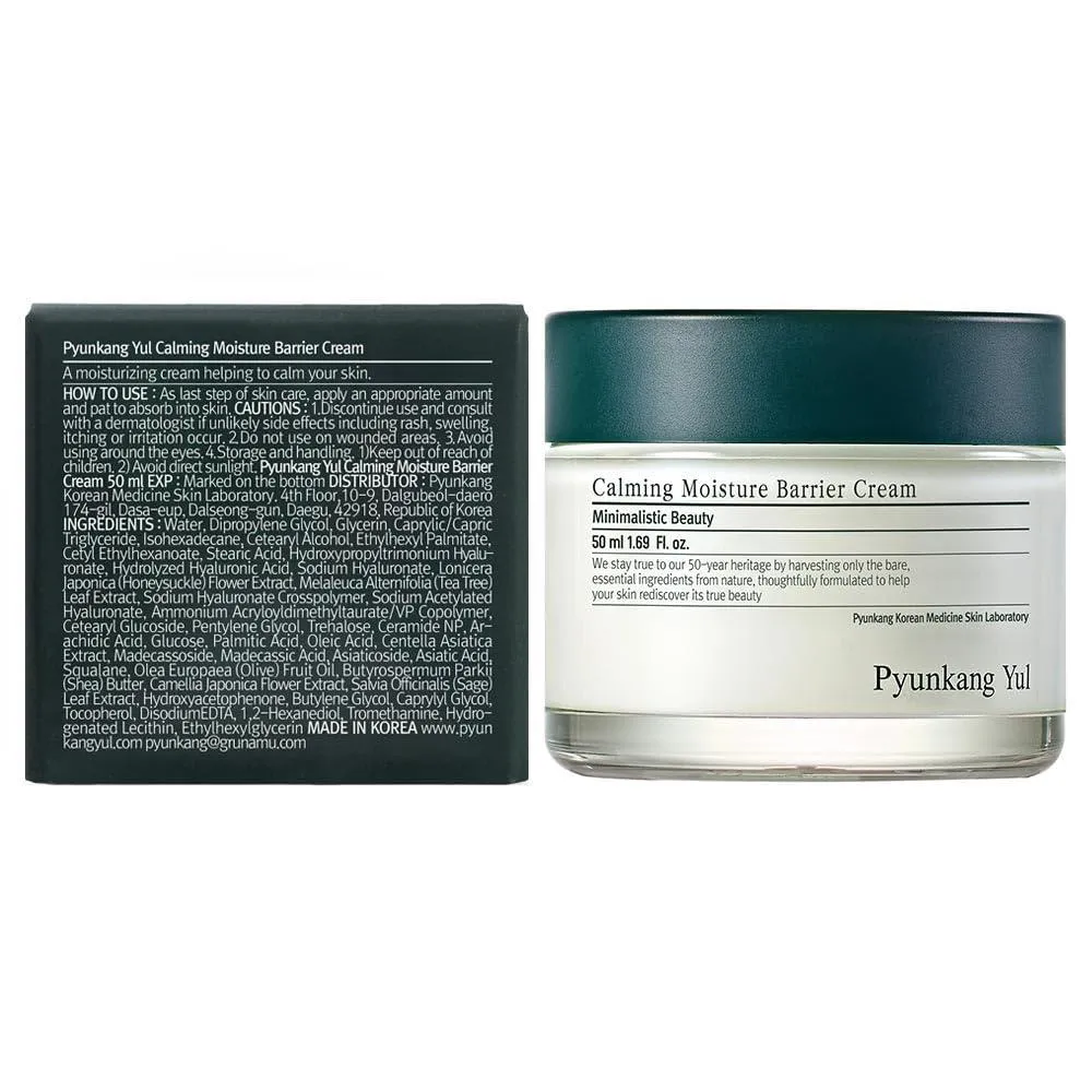 PKY Calming Moisture Barrier Cream Hyaluronic Acid & Ceramide 1.69 Fl. Oz