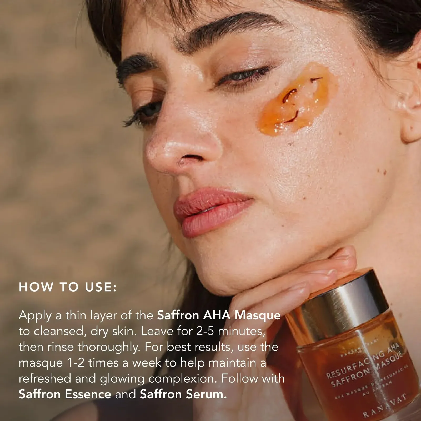 Resurfacing Saffron AHA Face Exfoliator