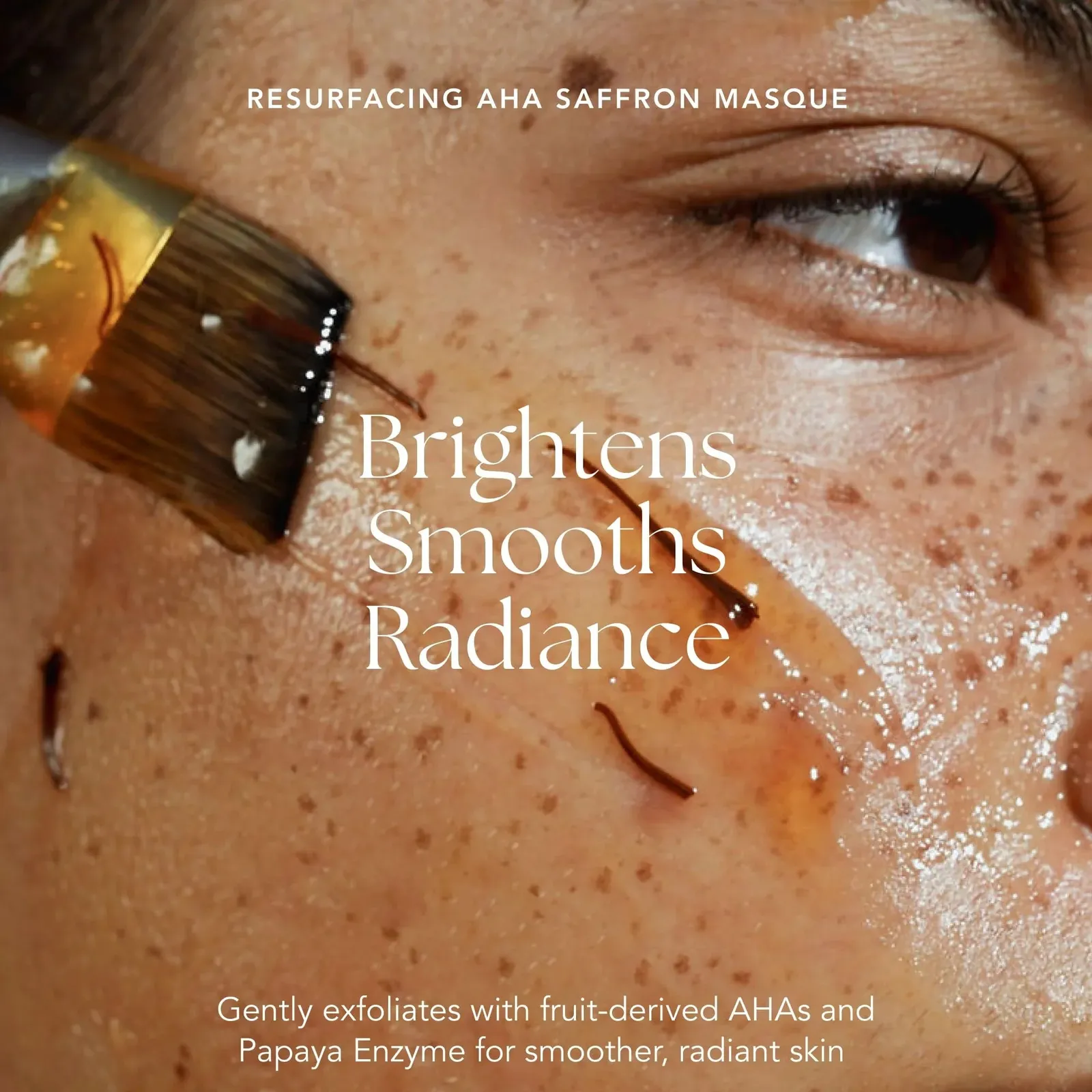 Resurfacing Saffron AHA Face Exfoliator