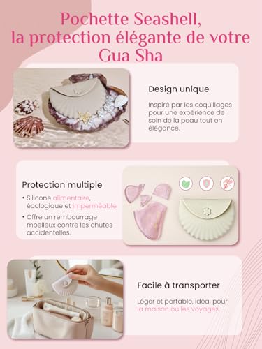 Rose Quartz Face Guasha Tool