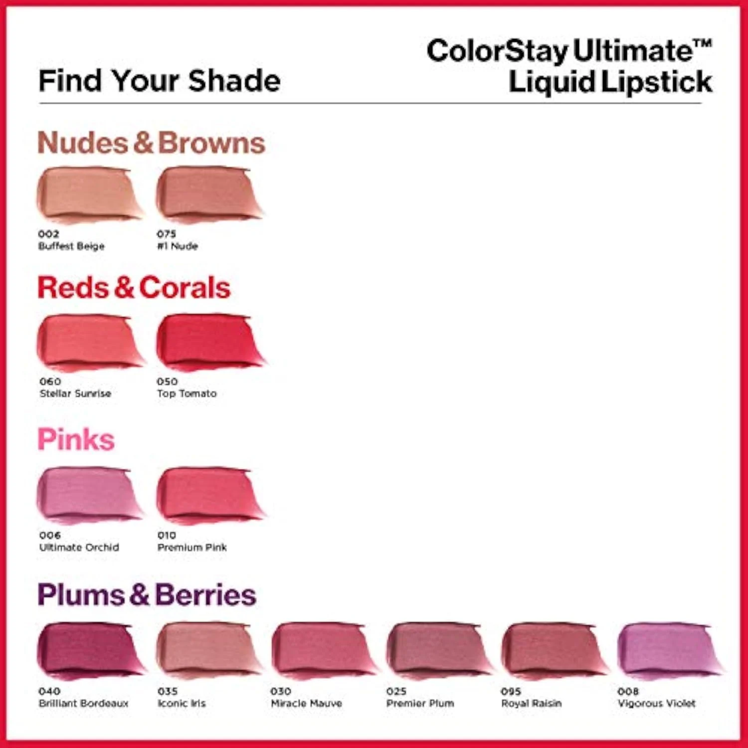 Revlon ColorStay Ultimate Liquid Lipstick, 075 #1 Nude, 0.1 fl oz