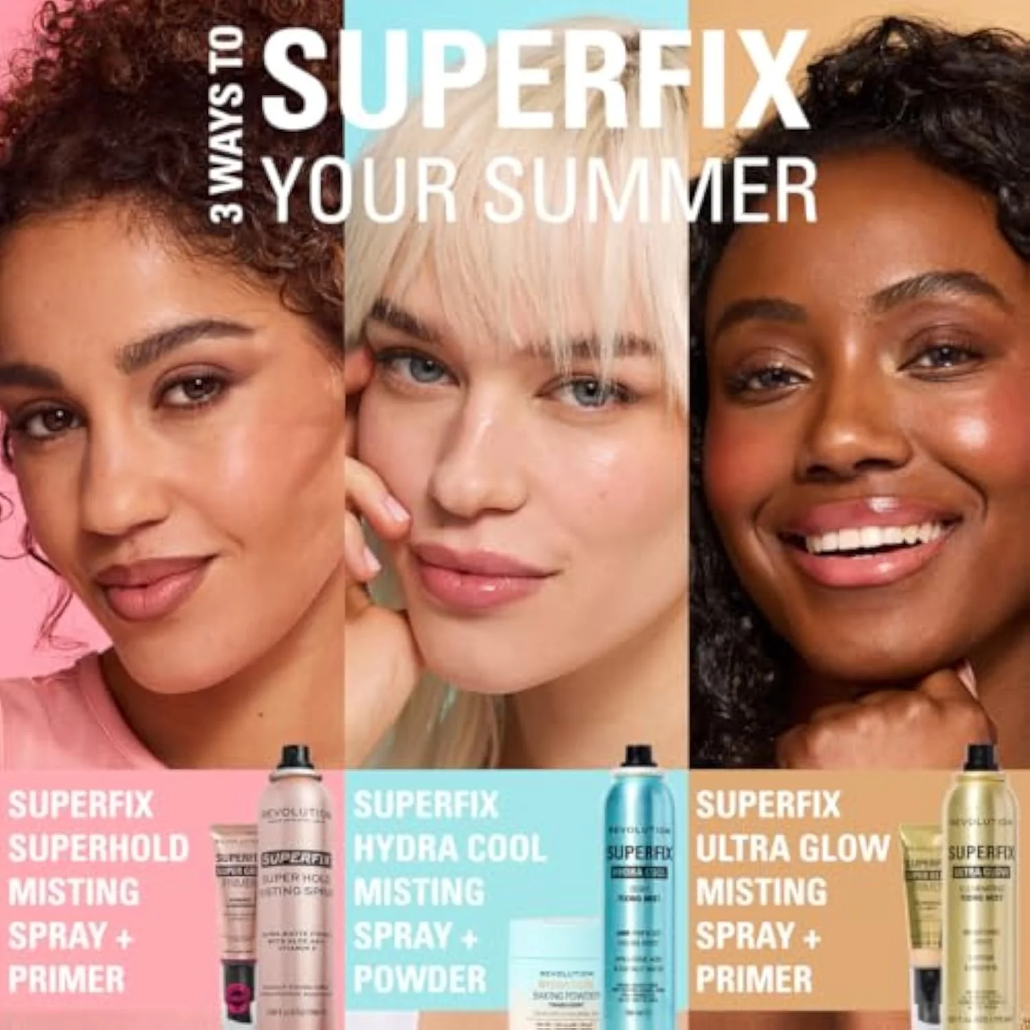 Superfix Misting Makeup Setting Spray, Ultra Matte & Shine-Free Finish, Long-Lasting Wear, Infused with Vitamin E, 5 fl oz