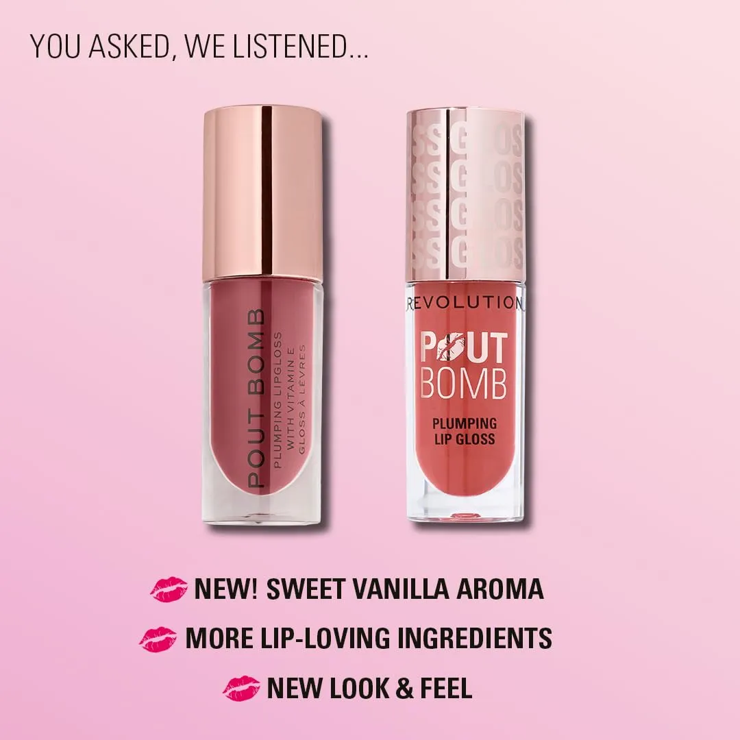 Revolution Glaze Clear Lip Plumping Gloss