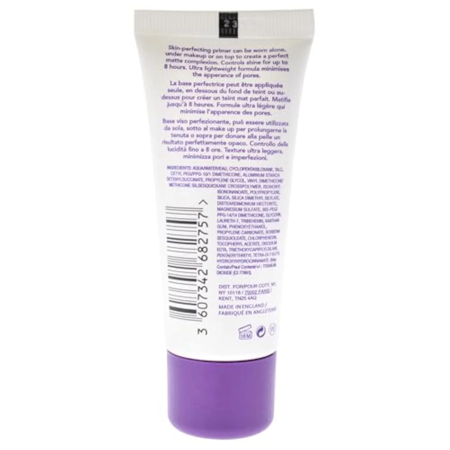London Stay Matte - 003 - Primer, Ultra-Lightweight, Controls Shine, Doesn’t Feel Greasy, 1oz