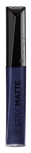 Rimmel London Stay Matte Liquid Lip Color with Full Coverage Kiss-Proof Waterproof Matte Lipstick Formula that Lasts 12 Hours