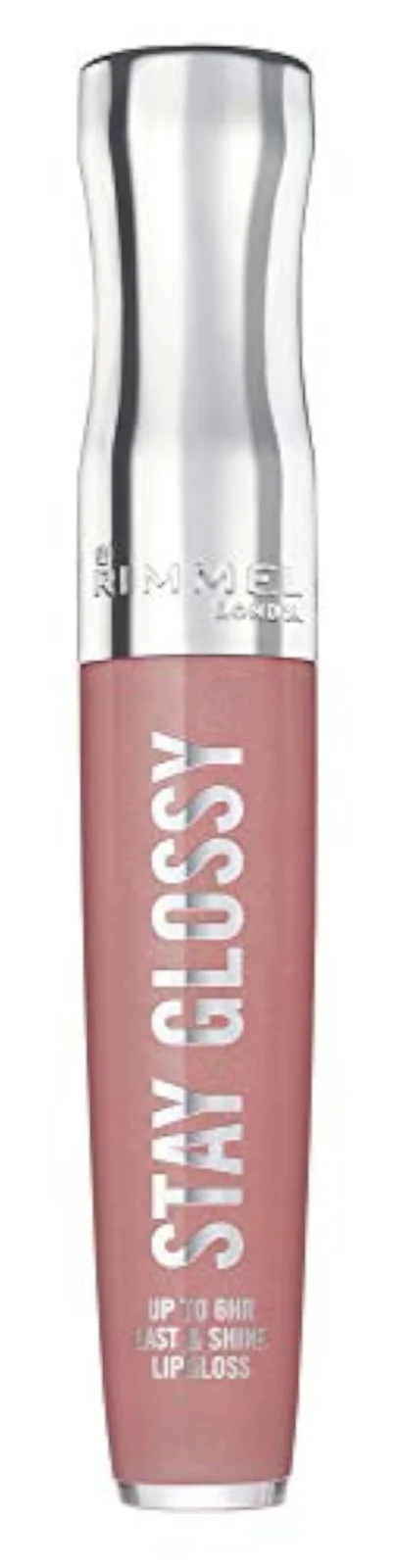 Stay Glossy Lip Gloss - Non-Sticky and Lightweight Formula for Lip Color and Shine - 130 Blushing Belgraves, .18oz