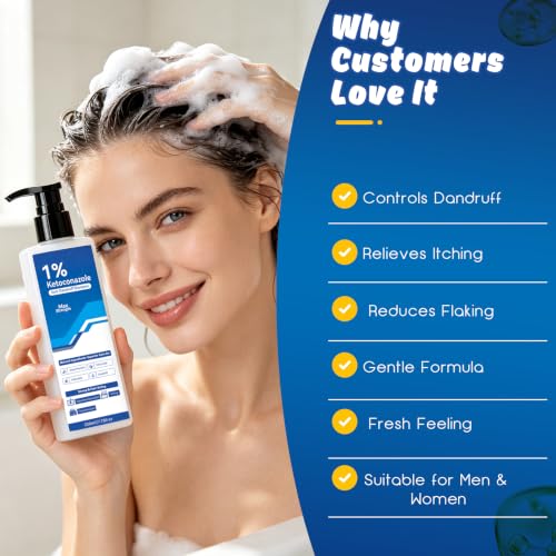 1% Ketoconazole Anti-Dandruff Shampoo