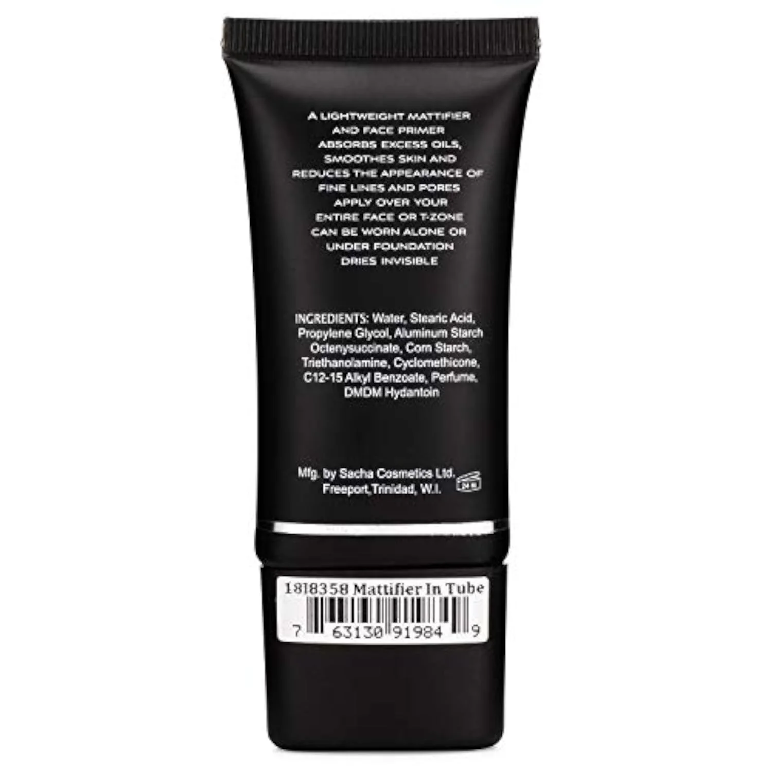 Sacha Mattifier, Mattifying Foundation Primer. Blurs Fine Lines, Pores and Wrinkles. Matte Face Primer and Hydrating Makeup Base for Oily, Combination Skin. 1.0 oz