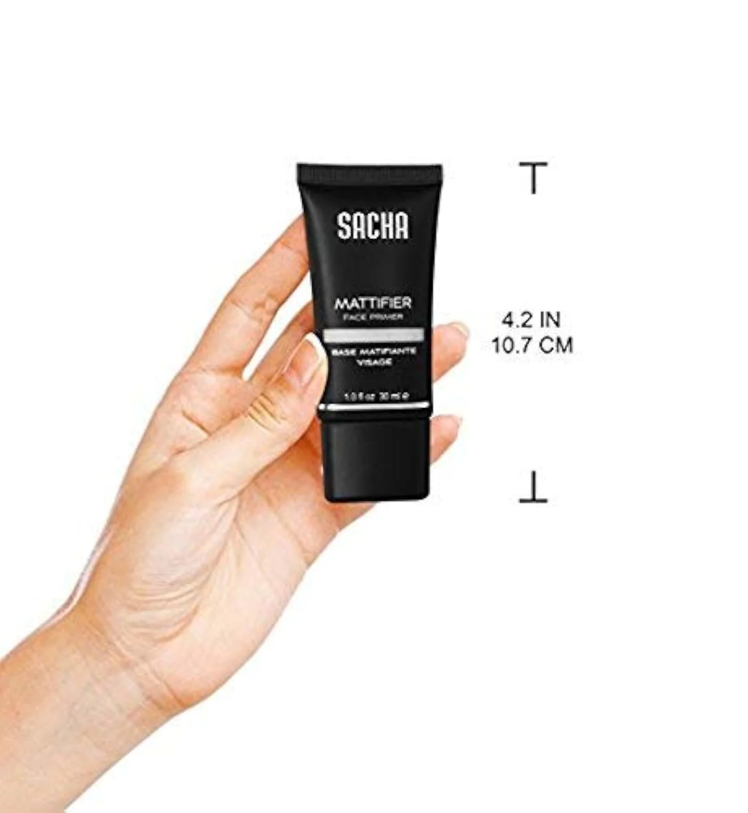 Sacha Mattifier, Mattifying Foundation Primer. Blurs Fine Lines, Pores and Wrinkles. Matte Face Primer and Hydrating Makeup Base for Oily, Combination Skin. 1.0 oz