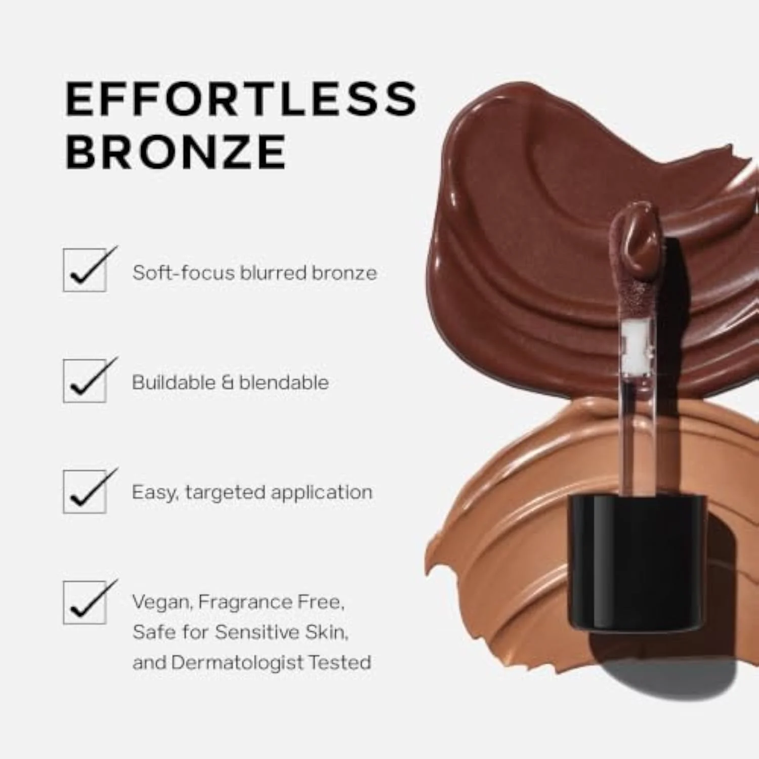 Dew Bronze Hydrating Liquid Bronzer Stick, Sand (0.4 oz)