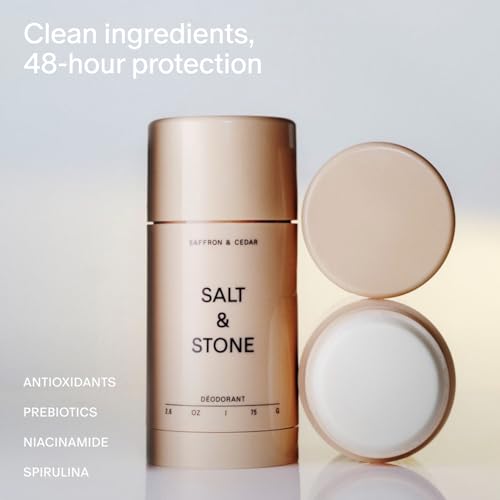 Aluminum-Free Deodorant for Women & Men Saffron & Cedar