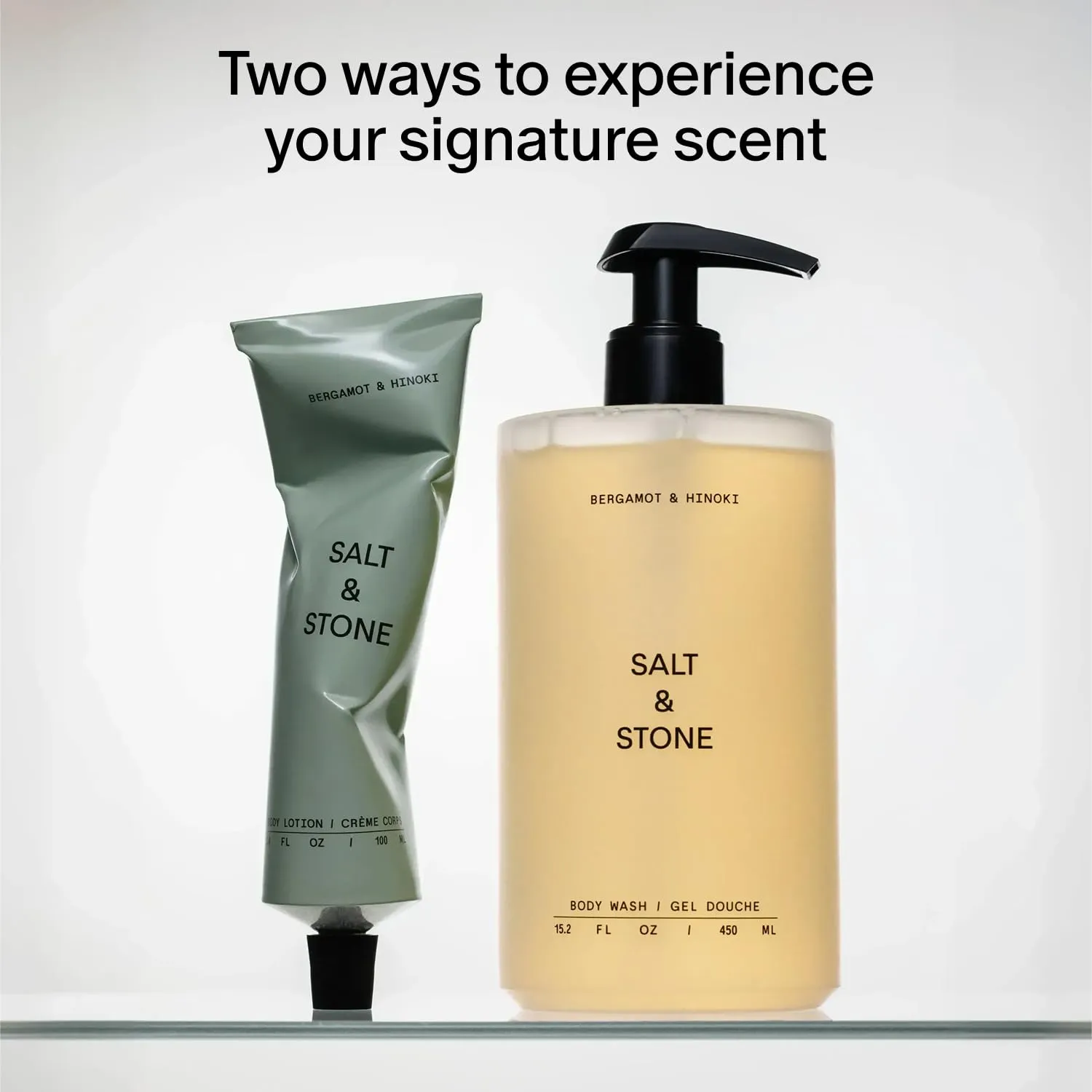 Bergamot & Hinoki Body Wash & Lotion